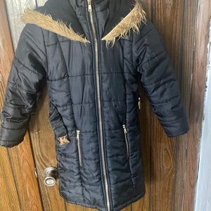 Long puffer coat